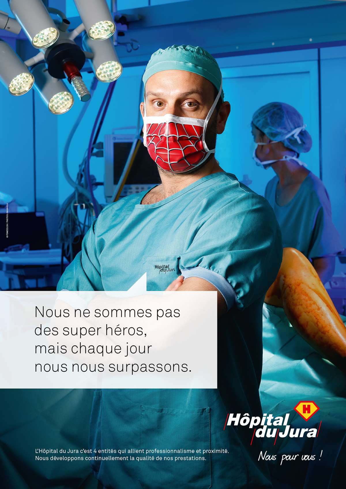 Hôpital du Jura - Super Héros